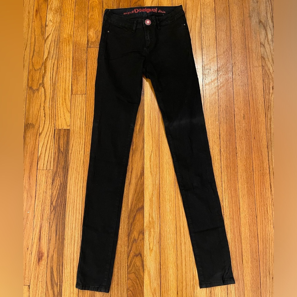 Desigual Black Skinny Jeans